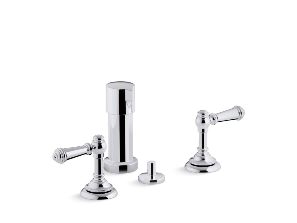 Artifacts® Widespread Bidet, Lvr Handle