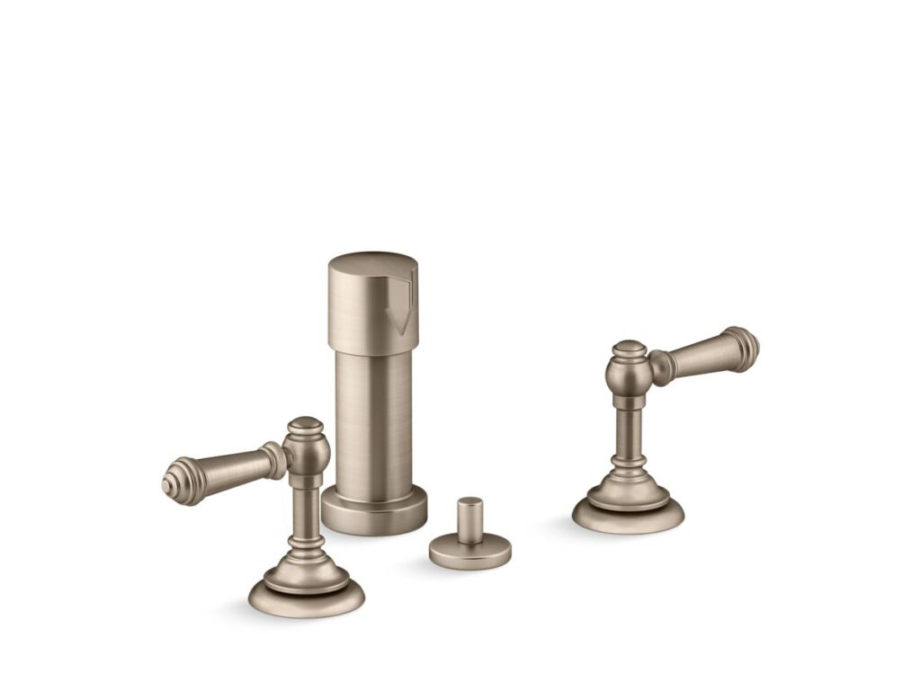 Artifacts® Widespread Bidet, Lvr Handle