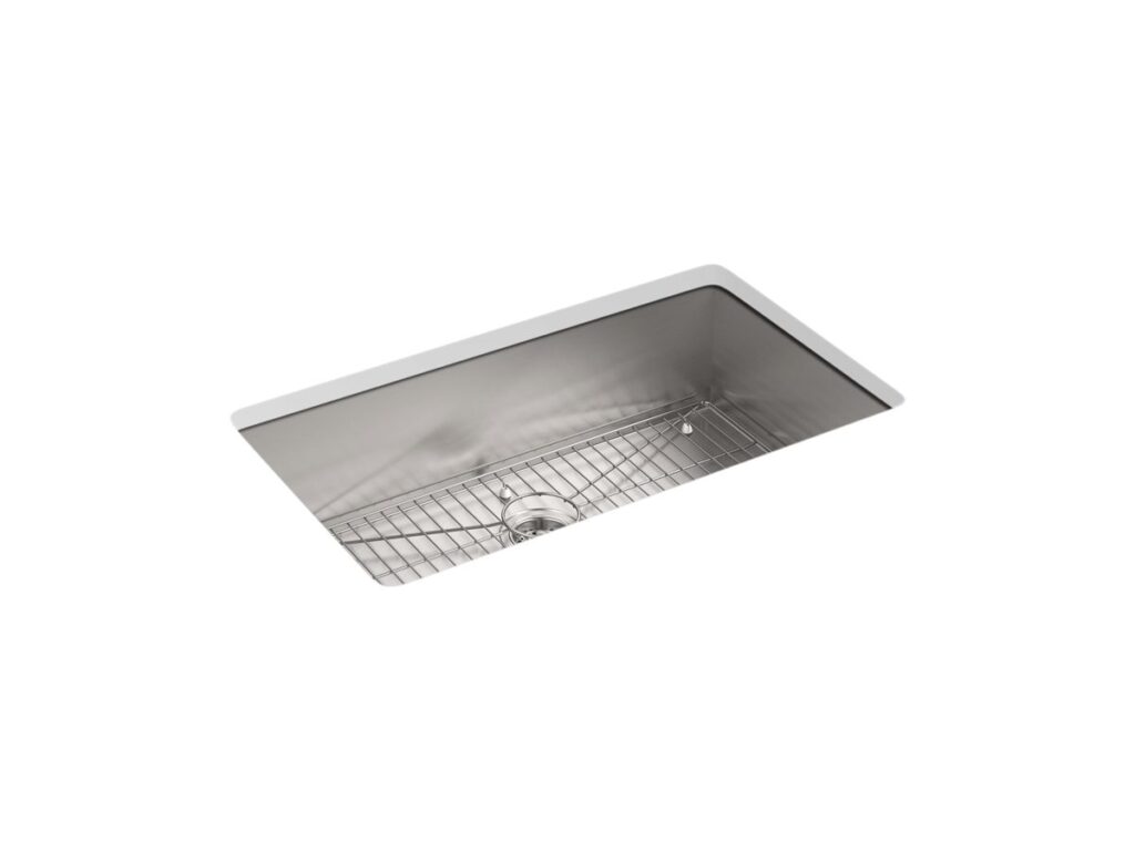 Vault™ Large Single Basin Sink, 4-HOLE