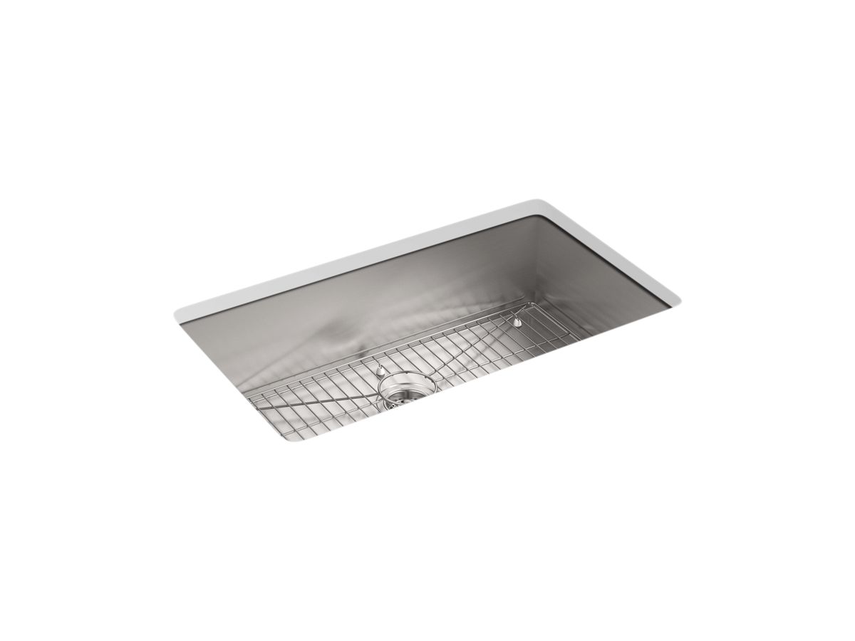 Vault™ Large Single Basin Sink, 4-HOLE
