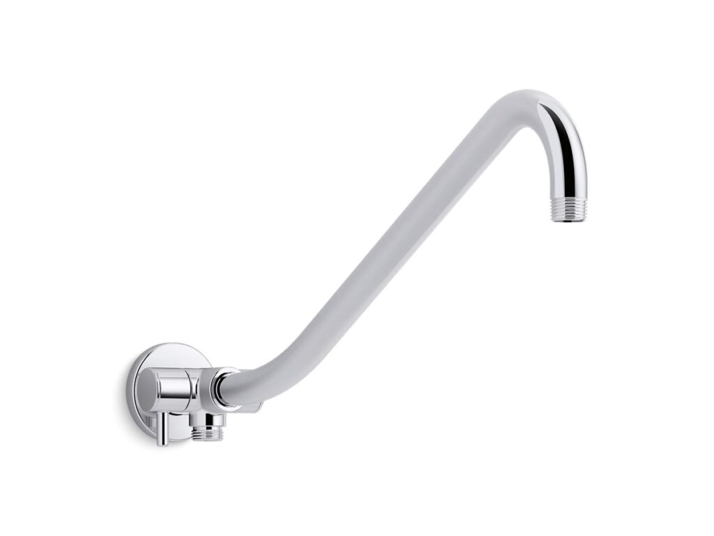 Gooseneck Rainhead Arm W/ 3WAY Diverter