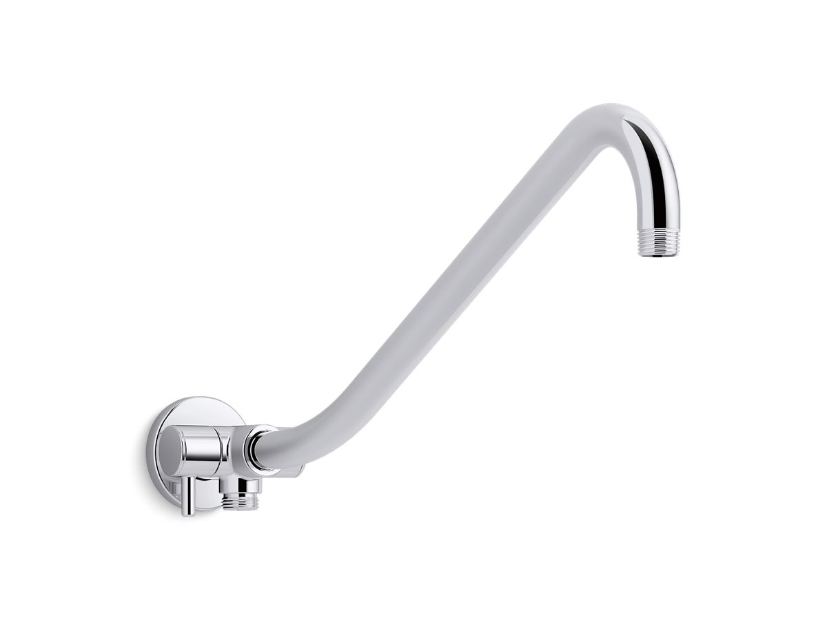 Gooseneck Rainhead Arm W/ 3WAY Diverter