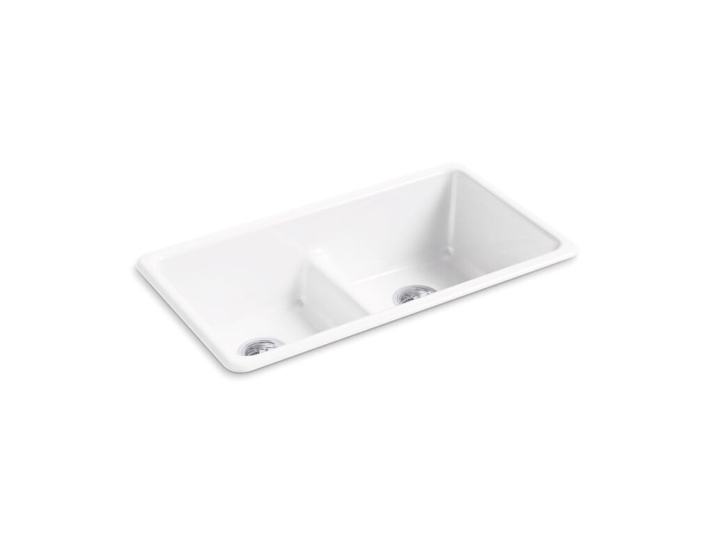 Iron/tones® 33 Dbl Equal Kitchen Sink