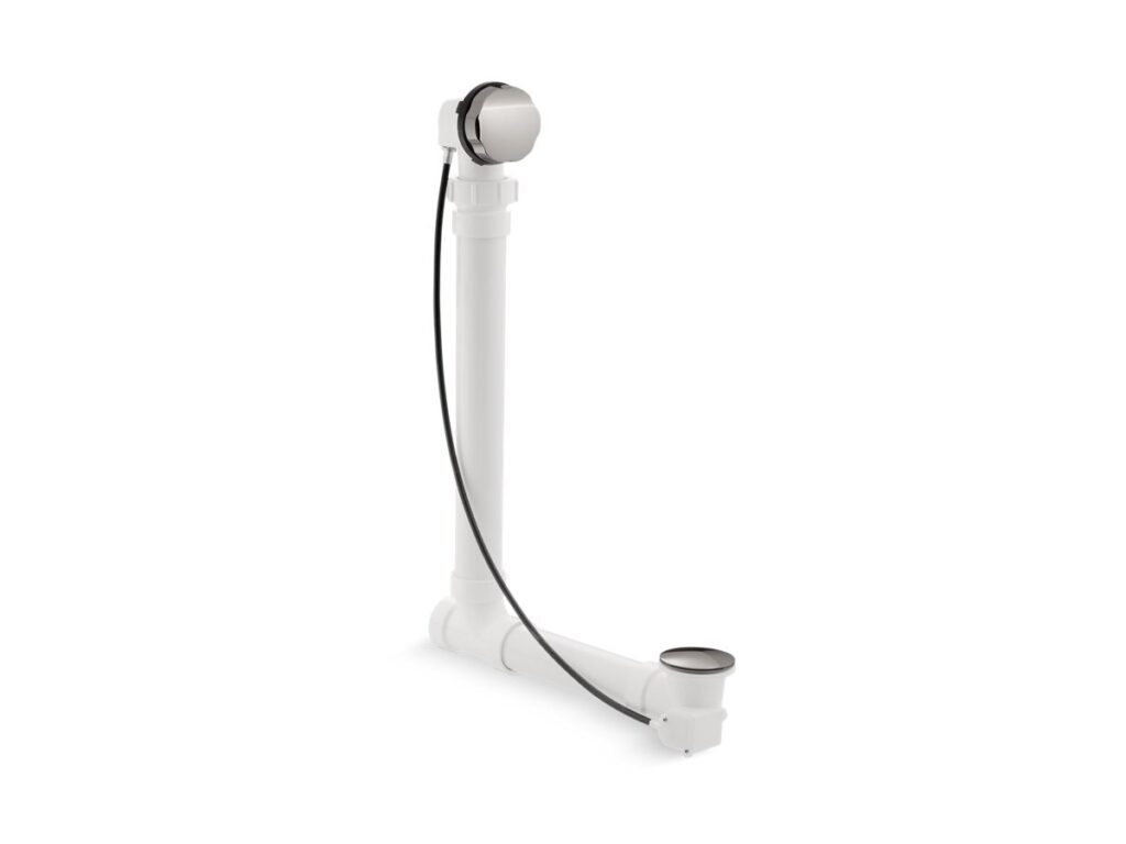 Clearflo Cable Bath Drain With PVC Pipe