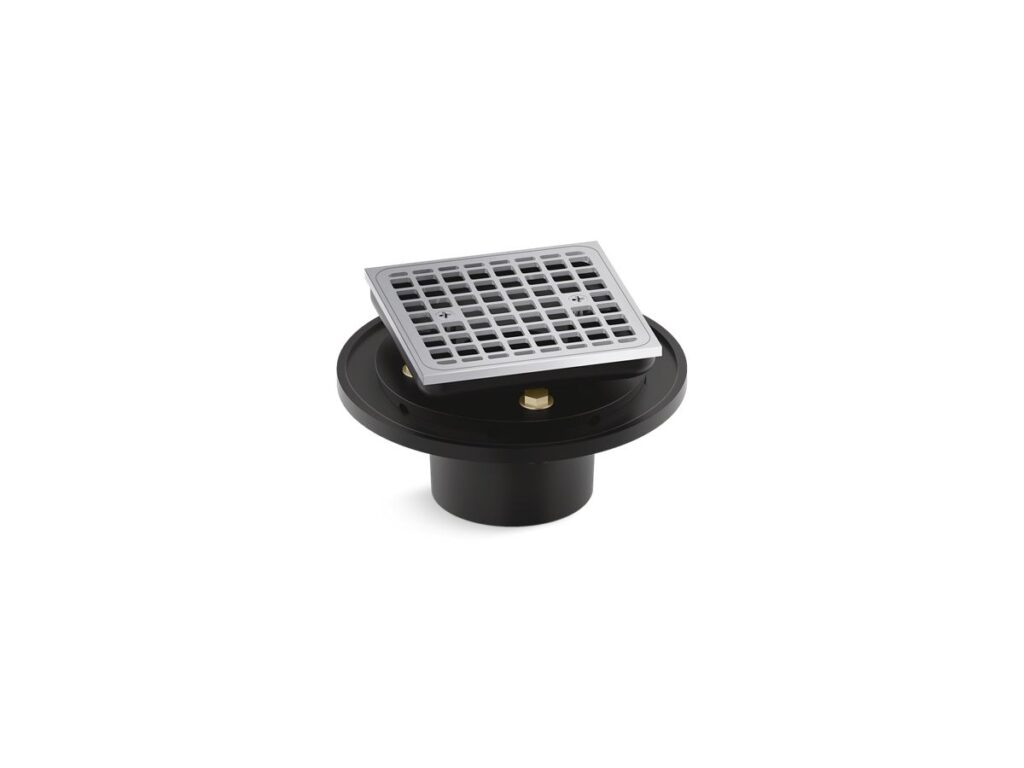 Square Design Tile-In Shower Drain