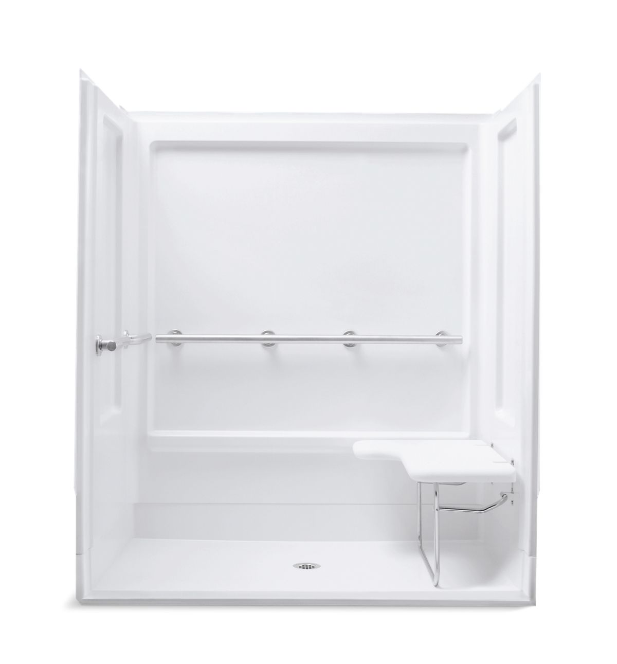 63” ADA Shower With Seat On Right
