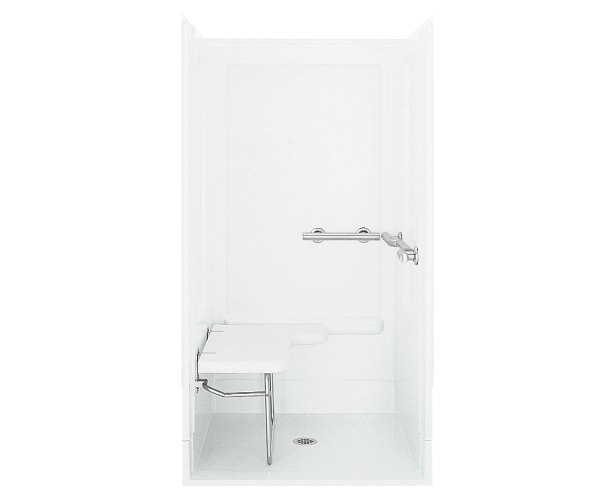 OCSS39-ADA Rh Kwh Shower Stall