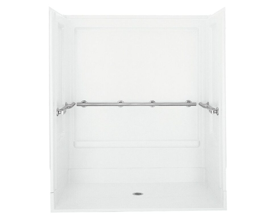 Kohler — Ada Comp 63X39X72 with Bars White