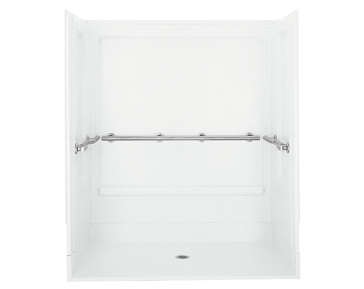Kohler — Ada Comp 63X39X72 with Bars White