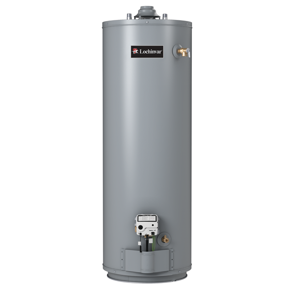 Lochinvar — 40-Gallon Atmospheric Vent Tall Liquid Propane Gas Water Heater